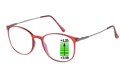 Leesbril Ofar Office Multifocaal CF0003C- Rood -+2.50