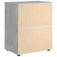 Dressoir 60x40x73 cm spaanplaat betongrijs betongrijs - thumbnail