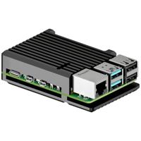 Joy-it ARMOR Case BLOCK SBC-behuizing Geschikt voor serie: Raspberry Pi® Incl. passieve koeler Zwart - thumbnail