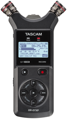 Tascam DR-07XP handheld recorder