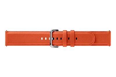 Samsung Galaxy Watch Active2 leren armband, oranje