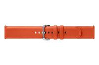 Samsung Galaxy Watch Active2 leren armband, oranje - thumbnail
