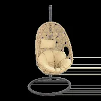 Hangstoel Flower zand - thumbnail