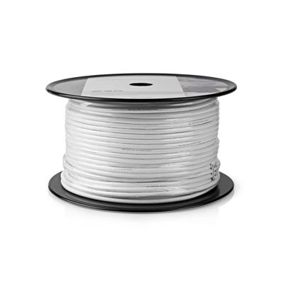 Coaxkabel | RG59U | 100 m | Rol | Wit Coaxkabel | RG59U | 100 m | Rol | Wit