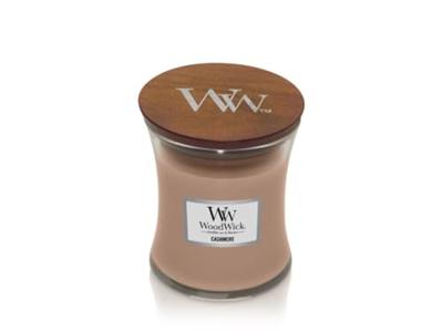 Geurkaars Cashmere Medium Candle Woodwick - Woodwick Geurkaars Cashmere Medium Candle Woodwick - Woodwick