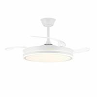 Plafondventilator CristalRecord EVO RETRAC Transparant 72 W - thumbnail