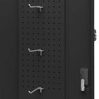 Zadelkast 53x53x105 cm staal antracietkleurig - thumbnail