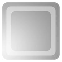 VidaXL Badkamerspiegel led 30x30 cm - thumbnail