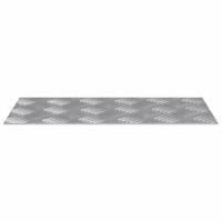 VidaXL Trap tread rechthoekig 4 pcs zilver 40 x 20 cm aluminium - thumbnail
