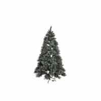 Kerstboom DKD Home Decor Groen PVC Plastic Besneeuwd 100 x 100 x 150 cm - thumbnail