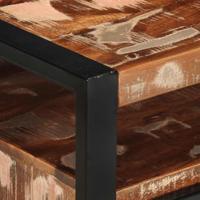Salontafel 90x50x36 cm massief gerecycled hout meerkleurig - thumbnail
