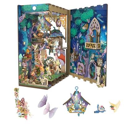 Tone-cheer Book Nook Midsummer Night's Dream DIY Modelbouw Knutselen Tone-cheer Book Nook Midsummer Night's Dream DIY Modelbouw Knutselen
