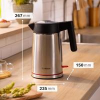 Bosch TWK6M480 MyMoment Waterkoker 1.7L 2400W RVS/Zwart - thumbnail