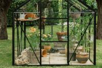 Royal Well | Kate II Full Options Tuinkas | Veiligheidsglas 3 mm | Zwart - thumbnail