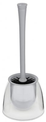Wenko Toiletborstel Fiesta 14,5 X 37 Cm Grijs/transparant