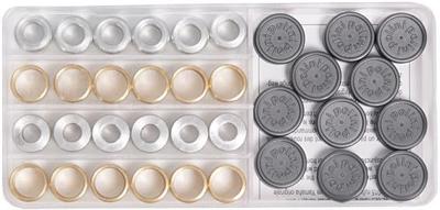 Polini rollenset roller core set 16x13 mm 6.5-7-8-9 gr.