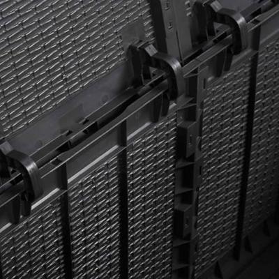 Tuinbox 180 L PP rattan zwart Tuinbox 180 L PP rattan zwart