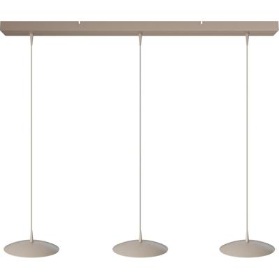 Masterlight 3-lichts hanglampScala 100cm beige terra Ø 20cm - 2191-36-36-100-3-20