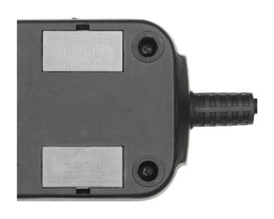 LESTAR LV530W 2,5M Overspanningsbeveiliging Zwart, Grijs 5 AC-uitgang(en)