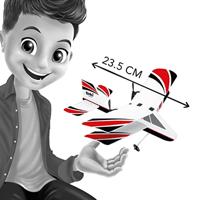 Radiobestuurd vliegtuig - BUKI meerkleurig - thumbnail