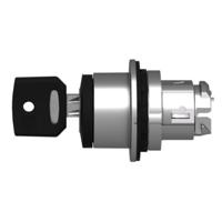 Schneider Electric ZB4FG7 ZB4FG7 Plat, Terugstelbaar (Ø) 30.5 mm Chroom, Zwart 1 stuk(s) - thumbnail