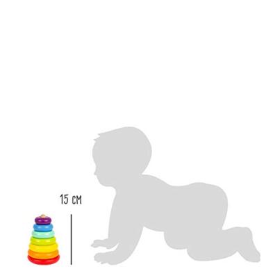 Regenboog stapeltoren
