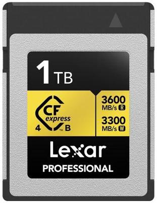 Lexar Pro Gold 1TB 4.0 CFexpress Type B - R3600/W3300MB/s