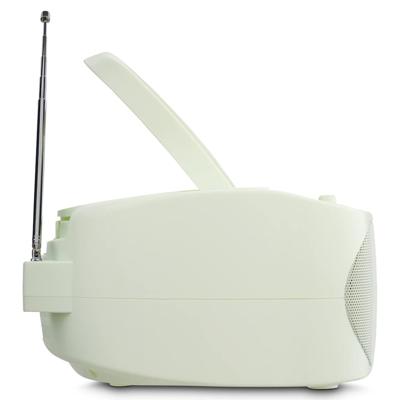 MEDION E65010 Stereo radio (CD-speler, cassette, USB-aansluiting, AUX audio-ingang, MP3-weergave. FM PLL radio, geheugen voor 40 zenders, batterijvoeding, afstandsbediening) groen