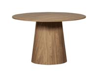 WOOOD Ronde Eettafel 'Maan' 120cm, kleur Walnoot - thumbnail