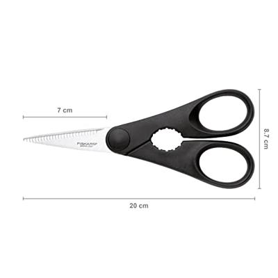 Fiskars 1023820 Huishoudschaar Linkshandig, Rechtshandig 200 mm Zwart