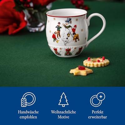 Villeroy & Boch Toy's Fantasy Jumbo beker kerstman 0.53 l Villeroy & Boch Toy's Fantasy Jumbo beker kerstman 0.53 l