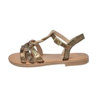 Leren kindersandalen Badami LES TROPEZIENNES® PAR M. BELARBI brons - thumbnail