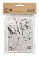 Creativ Company Creatieve box sieraden, kristallen, afm 2,6-10 mm, gatgrootte 0,8-1,2 mm, ca. 2460 stuk, diverse kleuren, 1 doos - thumbnail