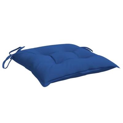 VidaXL Stoelkussens 4 st 40x40x7 cm oxford stof blauw