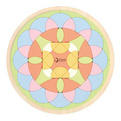 Classic World houten mandala puzzel bloem