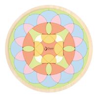 Classic World houten mandala puzzel bloem - thumbnail