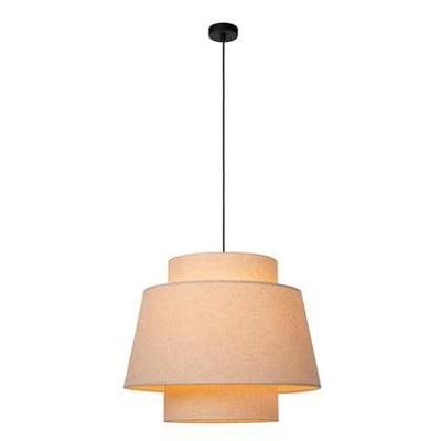 Lucide TRIBUTE - Hanglamp - Ø 60 cm - 1xE27 - Beige