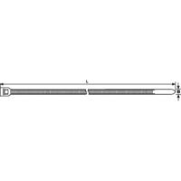 Hellermann Tyton 111 – 70110 polyamide zwart 50pièce (S) kabelbinders - satellietontvangers (77 cm, 8,9 mm, 2 mm, 50 stuks (S)) - thumbnail