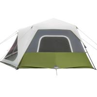 Tent met LED 10-persoons snelontgrendeling lichtgroen - thumbnail