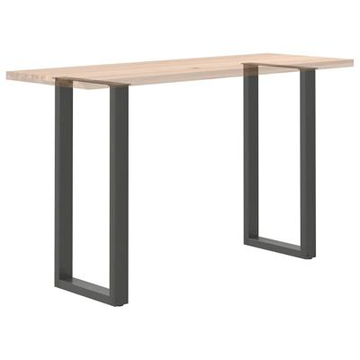 Bartafelpoten 2 st U-vormig 50x(100-101) cm staal antraciet