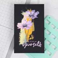 Sizzix • layered stencil flowers - thumbnail