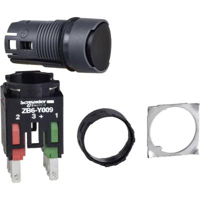 Schneider Electric XB6AA25B XB6AA25B Druktoets 250 V 3 A Moment (l x b x h) 57 x 18 x 18 mm IP65 1 stuk(s)