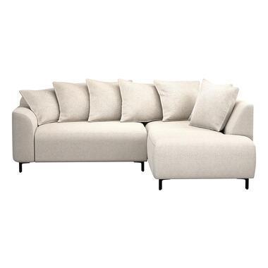 Hoekbank Elsa rechts - stof Eden - beige