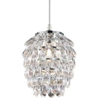 LED Hanglamp - Hangverlichting - Trion Pety - E14 Fitting - Rond - Mat Chroom - Aluminium - thumbnail