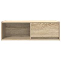 Tv-meubels 2 st 80x31x25,5 cm bewerkt hout sonoma eikenkleurig - thumbnail