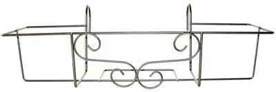 Balkonhanger krul grijs 60 cm