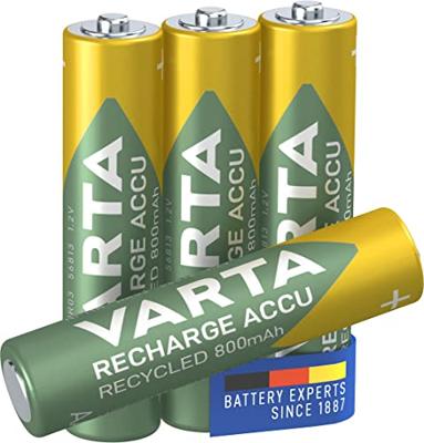 Varta oplaadbare AAA batterijen - set van 4