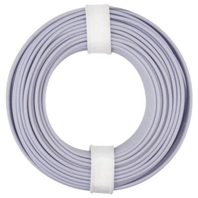 Donau Elektronik 175-019 Draad LiY 1 x 0.75 mm² Grijs 1 stuk(s)