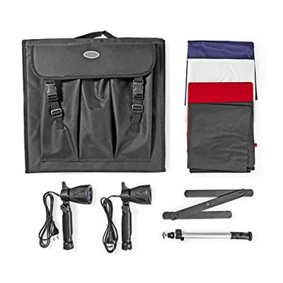 Nedis Fotostudioset | 400 lm | Opvouwbaar | Inclusief reistas | Zwart | 1 stuks - SKT012WT SKT012WT Nedis Fotostudioset | 400 lm | Opvouwbaar | Inclusief reistas | Zwart | 1 stuks - SKT012WT SKT012WT