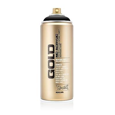 Montana Spray verf, zwart, 400 ml/ 1 doosje